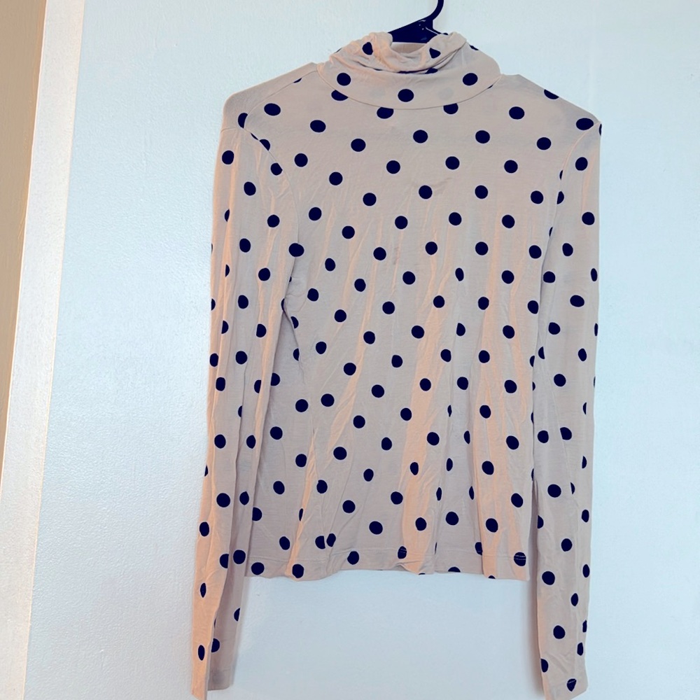 H&M Sheer Polka Dot Top